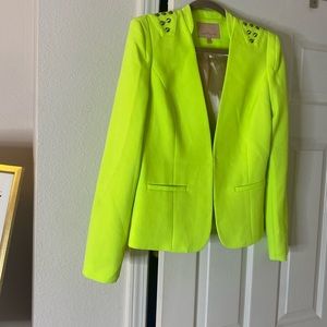 Highlighter Yellow-Green Rockstar Blazer